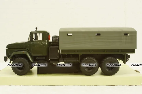 Краз-260 борт с тентом Хаки 1990, Н291, Наш Автопром 1:43