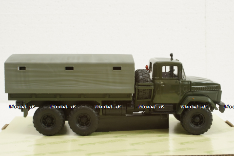 Краз-260 борт с тентом Хаки 1990, Н291, Наш Автопром 1:43