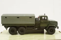 Краз-260 борт с тентом Хаки 1990, Н291, Наш Автопром 1:43