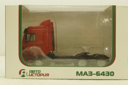 Маз-6430 тягач, красный, АвтоИстория 1:43