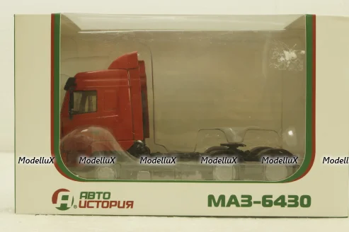 Маз-6430 тягач, красный, АвтоИстория 1:43