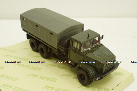 Краз-260 борт с тентом Хаки 1990, Н291, Наш Автопром 1:43