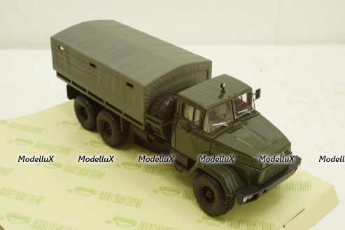 Краз-260 борт с тентом Хаки 1990, Н291, Наш Автопром 1:43