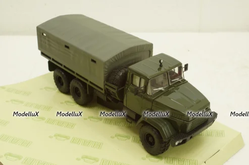 Краз-260 борт с тентом Хаки 1990, Н291, Наш Автопром 1:43