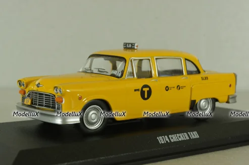 Checker 1974 N.Y.C. taxi from movie John Wick, 86607, Greenlight, 1:43