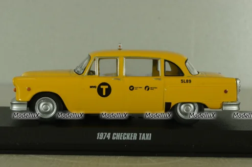 Checker 1974 N.Y.C. taxi from movie John Wick, 86607, Greenlight, 1:43