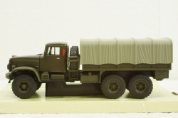 Краз-214Б борт с тентом хаки 1963, Н287, Наш Автопром 1:43