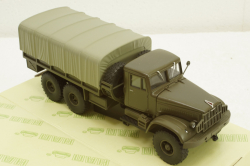 Краз-214Б борт с тентом хаки 1963, Н287, Наш Автопром 1:43