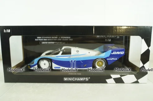 Porsche 956 K, John Fritzgerald Racing  Zolder 1983, 155836611, Minchamps 1:18