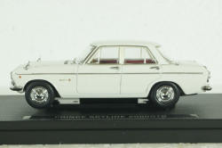 Nissan Prince Skyline 2000GTB 1965 white, 44236, Ebbro 1:43