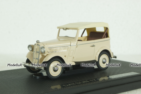 Datsun 17 Phaeton 1938 creme, 44354, Ebbro 1:43
