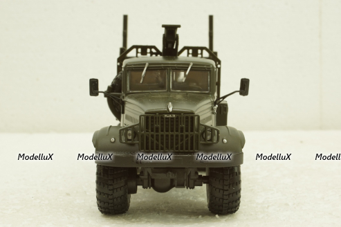 Краз-255Л лесовоз, хаки, Н726, Наш Автопром 1:43