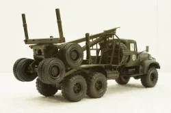 Краз-255Л лесовоз, хаки, Н726, Наш Автопром 1:43