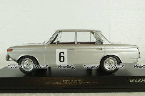 BMW 1800 Tisa  SPA 24 Hours 1965, Munaron/Eppelein, SPA 24 Hours 1965, 155652906, Minichamps 1:18