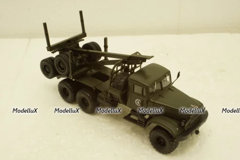 Краз-255Л лесовоз, хаки, Н726, Наш Автопром 1:43