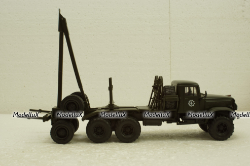 Краз-255Л лесовоз, хаки, Н726, Наш Автопром 1:43