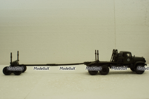 Краз-255Л лесовоз, хаки, Н726, Наш Автопром 1:43