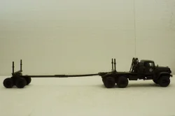 Краз-255Л лесовоз, хаки, Н726, Наш Автопром 1:43