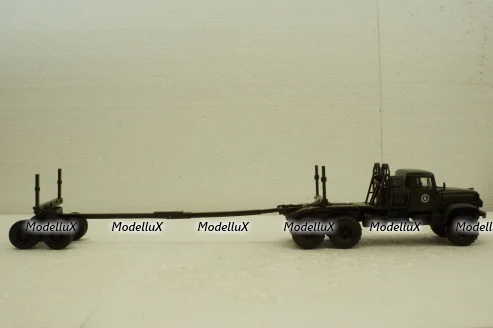 Краз-255Л лесовоз, хаки, Н726, Наш Автопром 1:43