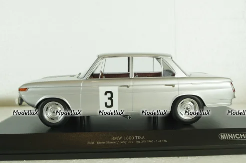 BMW 1800 Tisa  SPA 24 Hours 1965, Glemser/Ickx, 155652903, Minichamps 1:18