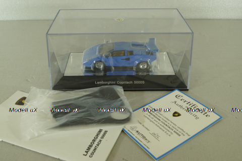 Lamborghini Countach 5000S 1982 blue, 54534, AutoArt 1:43 