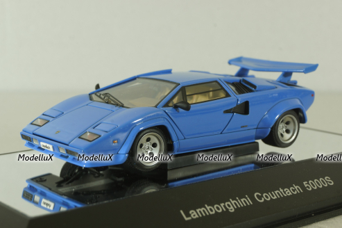 Lamborghini Countach 5000S 1982 blue, 54534, AutoArt 1:43 