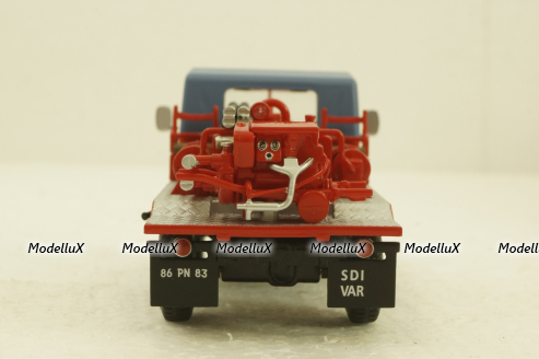Mercedes Unimog 404, Maheu-Labrosse, Pompieri, Hachette 1:43