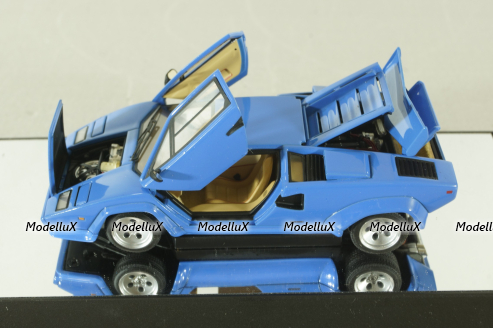 Lamborghini Countach 5000S 1982 blue, 54534, AutoArt 1:43 
