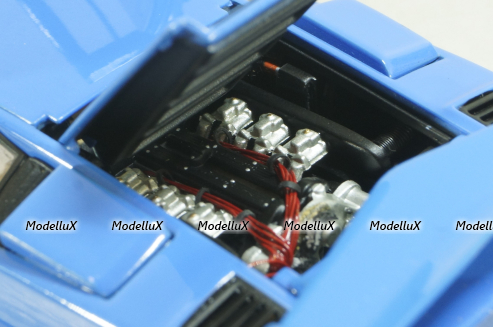 Lamborghini Countach 5000S 1982 blue, 54534, AutoArt 1:43 