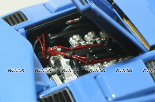 Lamborghini Countach 5000S 1982 blue, 54534, AutoArt 1:43 