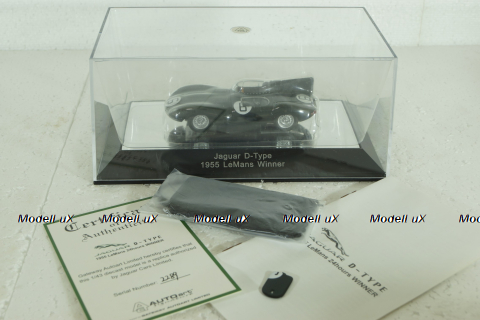 Jaguar D-Type Winner LeMans 24hr 1955, Hawthorn/Bueb, 65586, Autoart 1:43