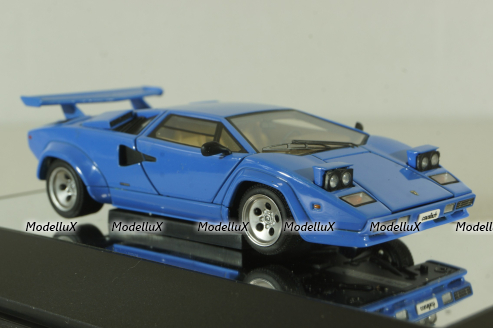 Lamborghini Countach 5000S 1982 blue, 54534, AutoArt 1:43 