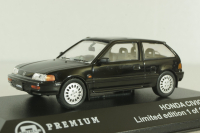 Honda Civic 1987, black, T9P-10004, Triple 9 1:43 Уценка!