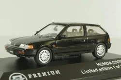 Honda Civic 1987, black, T9P-10004, Triple 9 1:43 Уценка!