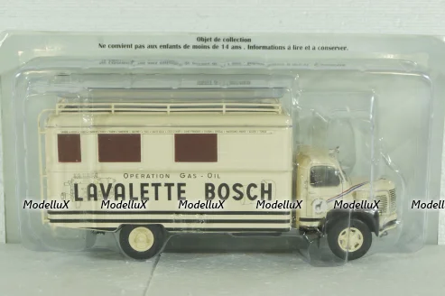 Berliet GLC6 Truck Operation Gas Oil, 2-assi, beige, G111A044, Berliet Collection #44, Hachette 1:43