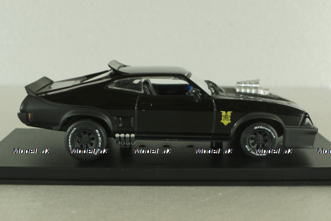 Ford Falcon XB 1973, from movie "Last of the V8 Interceptors" (1979) black, 86522, Greenlight 1:43