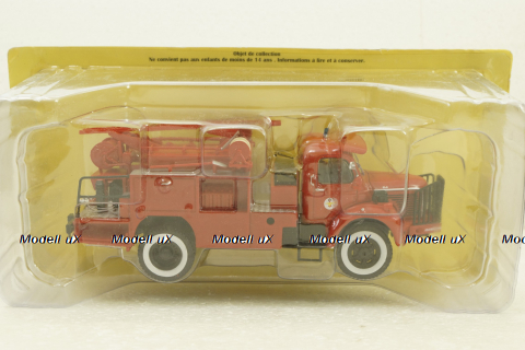 Berliet GLC 28 4x4, fire department, Hachette 1:43