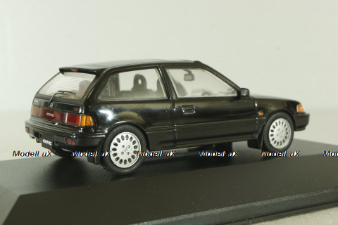 Honda Civic 1987, black, T9P-10004, Triple 9 1:43 Уценка!