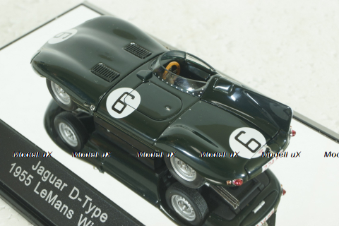 Jaguar D-Type Winner LeMans 24hr 1955, Hawthorn/Bueb, 65586, Autoart 1:43