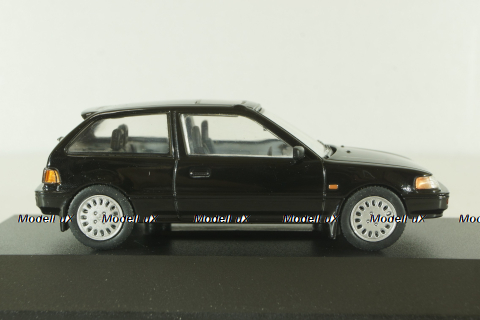 Honda Civic 1987, black, T9P-10004, Triple 9 1:43 Уценка!