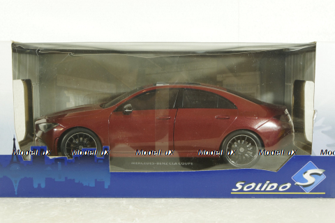 Mercedes AMG CLA Coupe (C118) 2019, red, 1803104, Solido 1:18