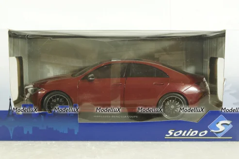 Mercedes AMG CLA Coupe (C118) 2019, red, 1803104, Solido 1:18