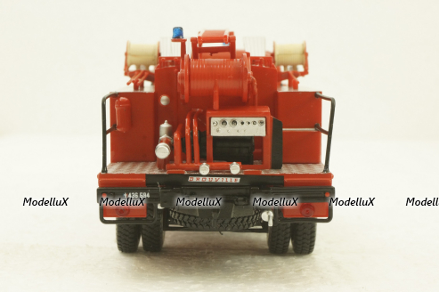 Berliet GLC 28 4x4, fire department, Hachette 1:43