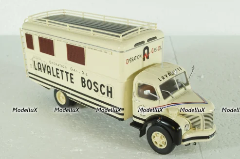 Berliet GLC6 Truck Operation Gas Oil, 2-assi, beige, G111A044, Berliet Collection #44, Hachette 1:43