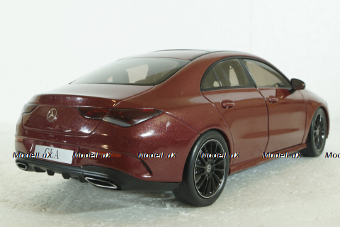 Mercedes AMG CLA Coupe (C118) 2019, red, 1803104, Solido 1:18