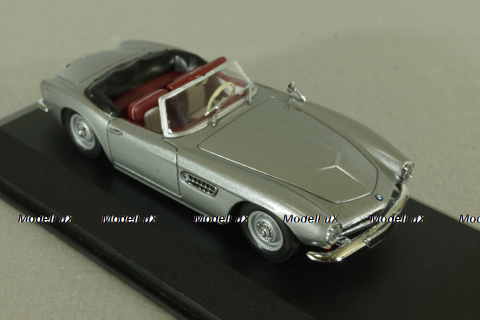 BMW 507 cabriolet 1957, silver, 22508, Minichamps 1;43
