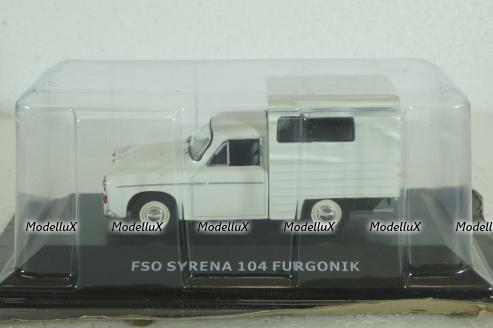 Syrena 104 Furgonik, white, Legendy FSO, 1:43
