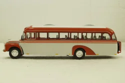 Volvo B375 bus 1957, red/white, Autobus Dal Mondo #72, Hachette 1:43
