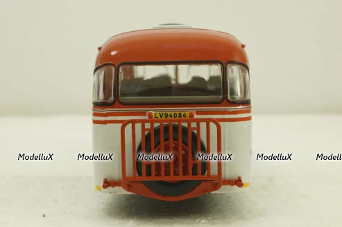 Volvo B375 bus 1957, red/white, Autobus Dal Mondo #72, Hachette 1:43