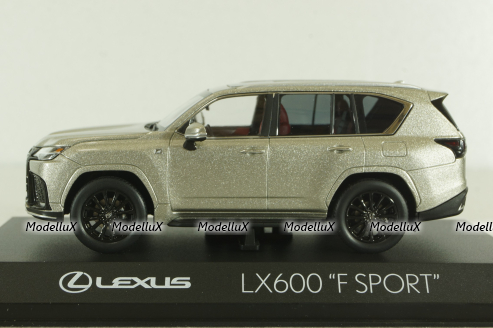 Lexus LX600 "F Sport" 2022, Sonic Titanium, KS03909FT, Kyosho 1:43 